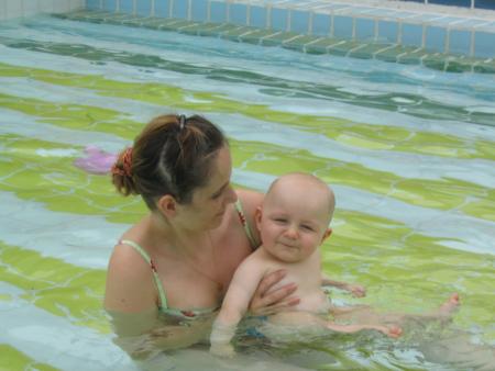 La piscine, la vraie.